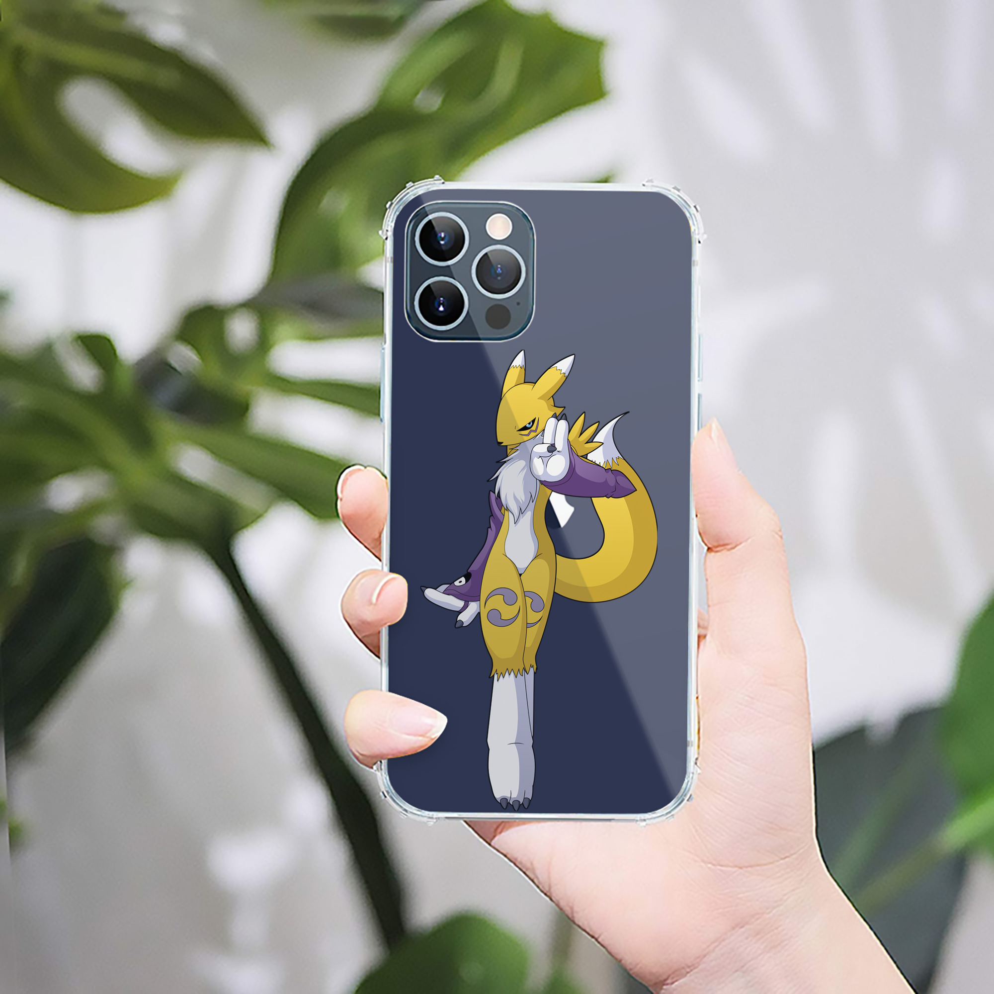 （画像用） Digimon デジタルモンスター/デジモン 【iPhone 12シリーズ対応】透明スマホケース（クリアソフトケース）